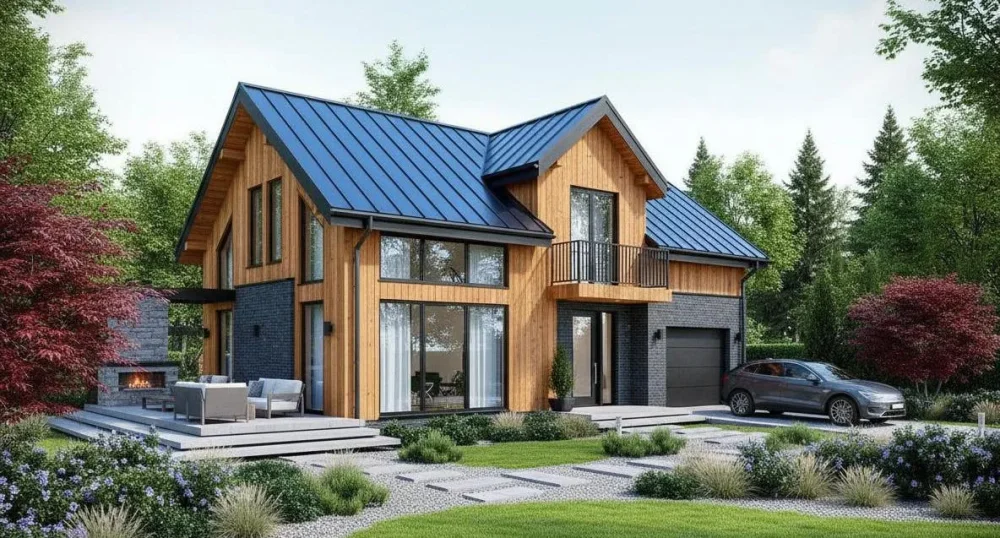 Проект Двухэтажный дом 10 на 14, 187 м2