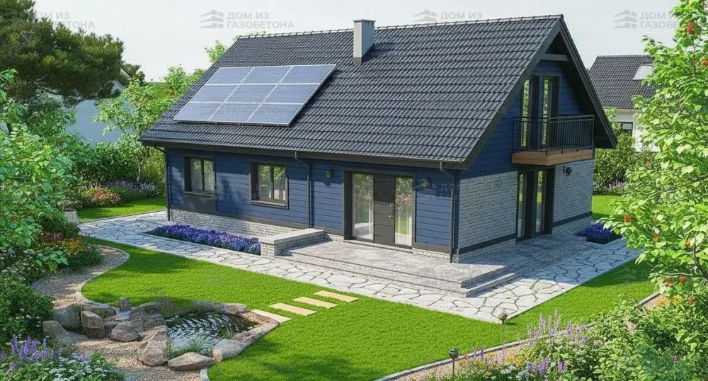 Проект Двухэтажный дом 13 на 12, 154 м2