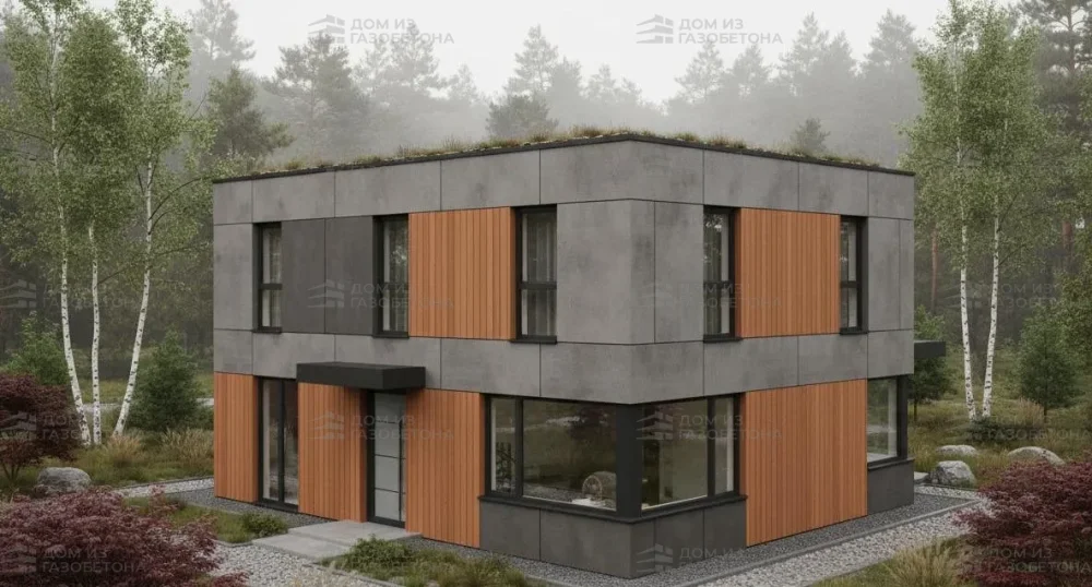 Проект Двухэтажный дом 5 на 12, 199 м2