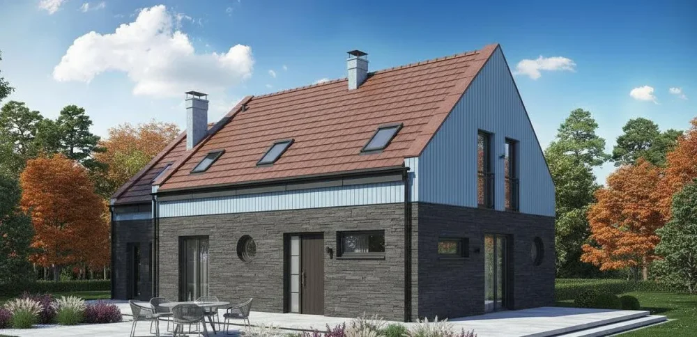 Проект Двухэтажный дом 14 на 10, 173 м2