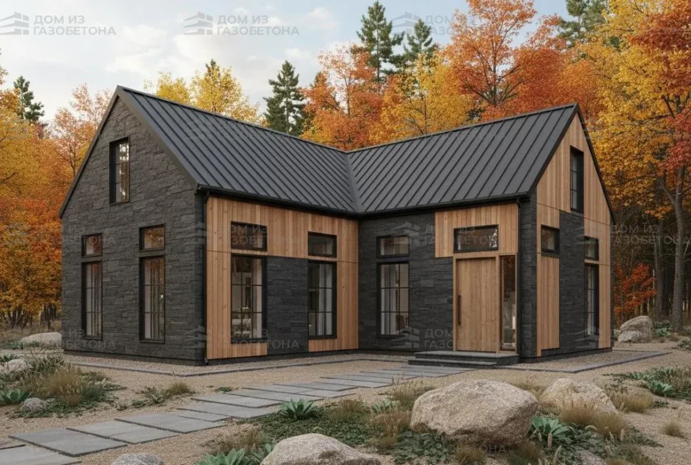 Проект Двухэтажный дом 11 на 9, 115 м2