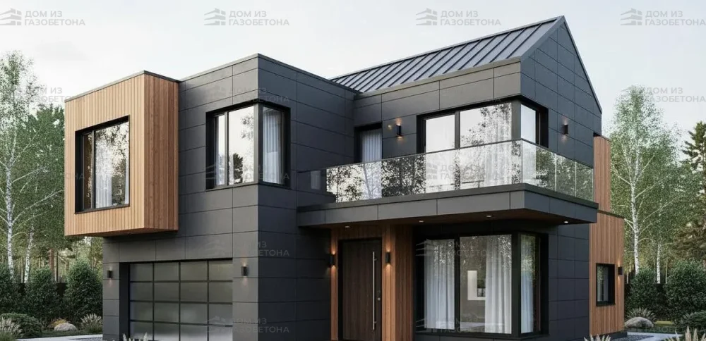 Проект Двухэтажный дом 10 на 14, 153 м2